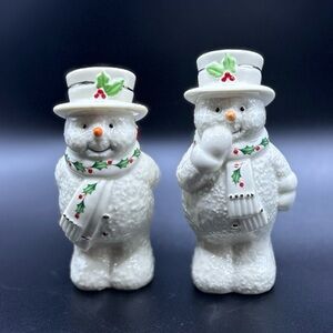 Lenox Snowman Figurines - White and Green